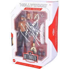 Mattel Hollywood Hulk Hogan Ultimate Edition Greatest Hits Autographed Figure